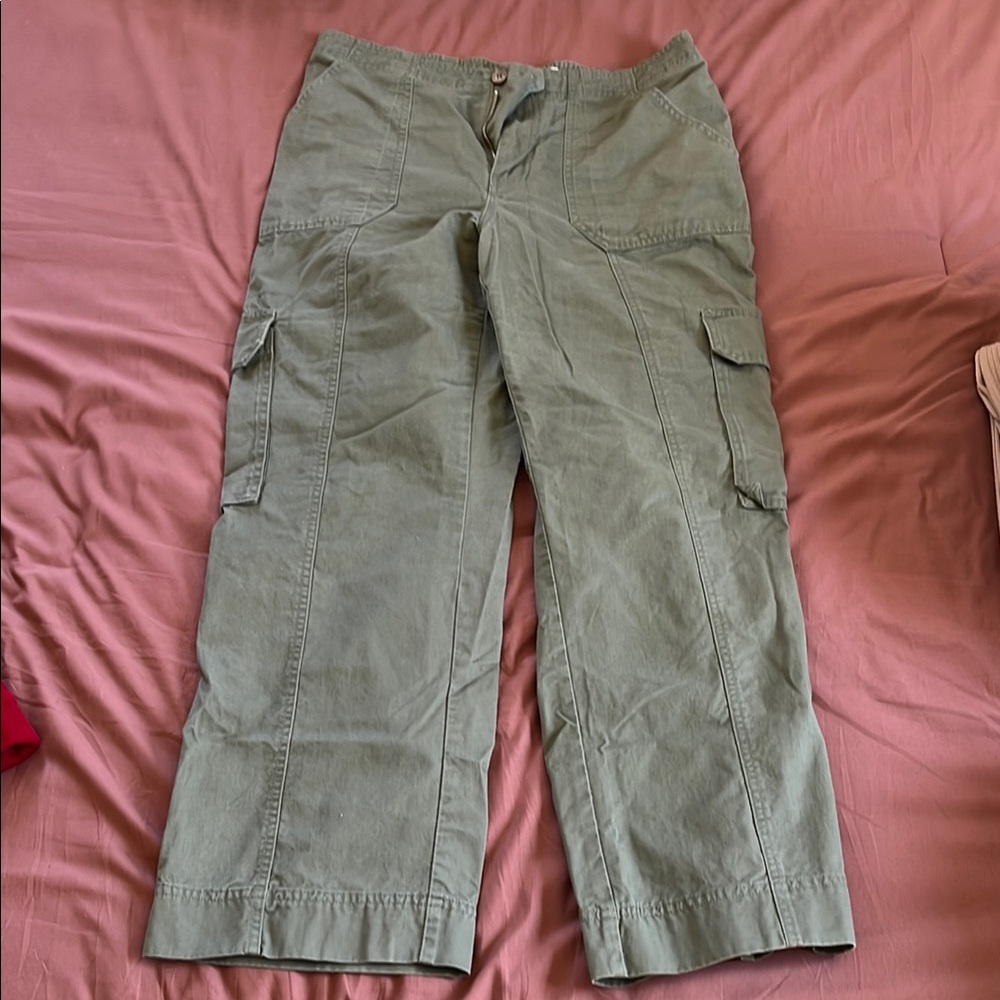 Abercrombie & Fitch Green Cargo Pants